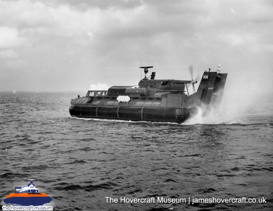 SRN6 with the Royal Navy -  (credit: The Hovercraft Museum Trust).